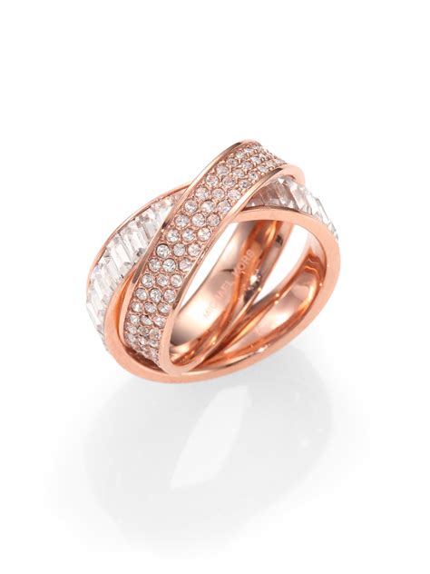 gold michael kors rings|Michael Kors rose gold jewelry.